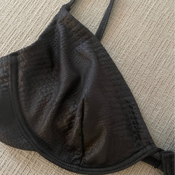 Onia Liana Crocodile Bikini Top - Picture 4 of 7